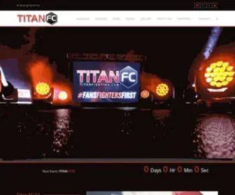 Titanfighting.com(Next Event) Screenshot