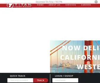 Titanfs.com(Titan Freight Systems) Screenshot