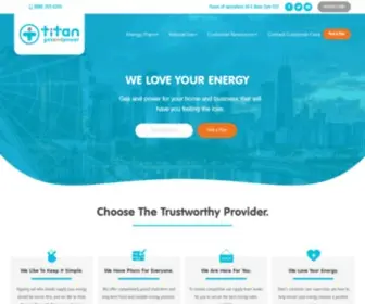 Titangasandpower.com(Titan Gas and Power) Screenshot