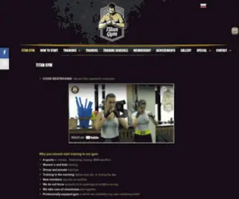 Titangym.sk(Titan Gym) Screenshot