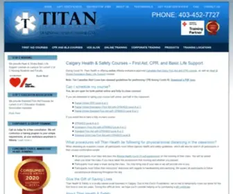 Titanhealth.ca(Titan Health & Safety) Screenshot