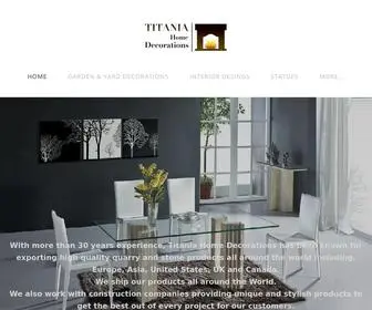 Titaniadecorations.com.au(Titania Home Decoations) Screenshot