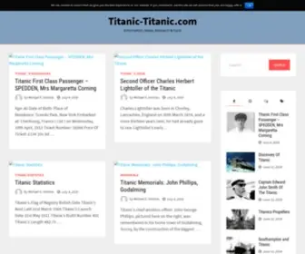 Titanic-Titanic.com(Contains news) Screenshot
