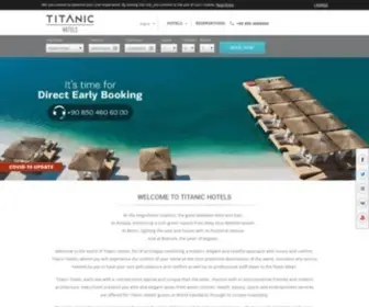 Titanic.com.tr(Titanic Hotels) Screenshot