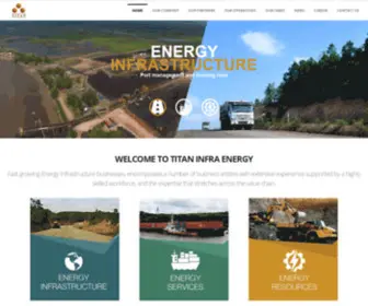 Titaninfra.com(Titan Infra Energy) Screenshot