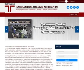 Titanium.org(International Titanium Association) Screenshot