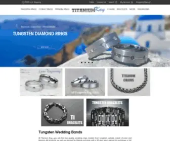 Titaniumkay.com(Tungsten Rings & Wedding Bands) Screenshot