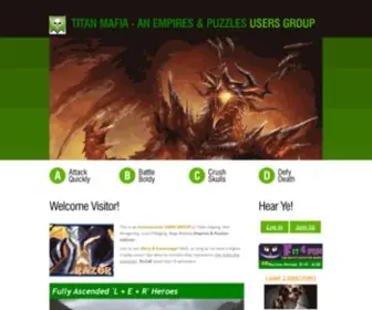 Titanmafia.com(An Empires & Puzzles Users Group) Screenshot