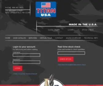 Titanman.com(Titan USA) Screenshot