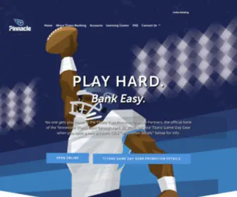 Titansbanking.com(Tennessee Titans Banking Online) Screenshot