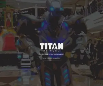 Titantherobot.com(Corporate Events) Screenshot