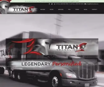 Titantransline.com(Kitchener Logistics Company) Screenshot