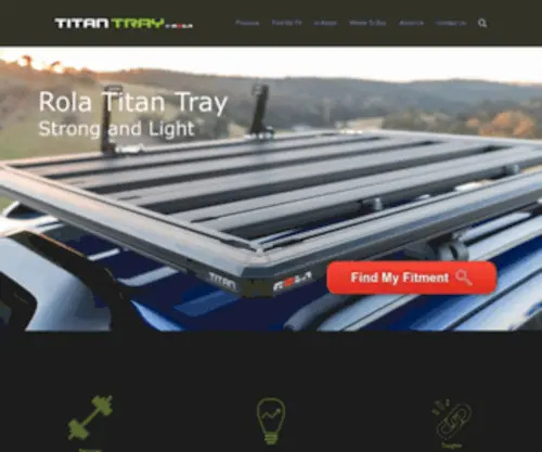 Titantray.com(Stronger, Tougher, Smarter) Screenshot