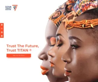 Titantrustbank.com(Trust The Future) Screenshot