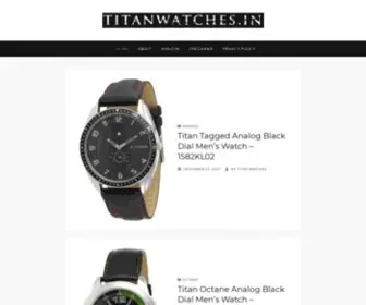 Titanwatches.in(Your Best Resource For Watches and Accessories) Screenshot