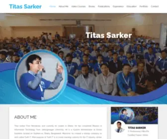 Titassarker.com(Titas Sarker) Screenshot