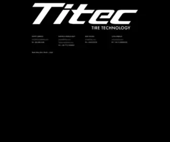 Titec.com(Titec Tire Technology) Screenshot