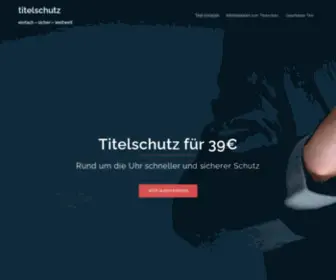 Titelschutz.ch(Sichern Sie Ihre Rechte) Screenshot