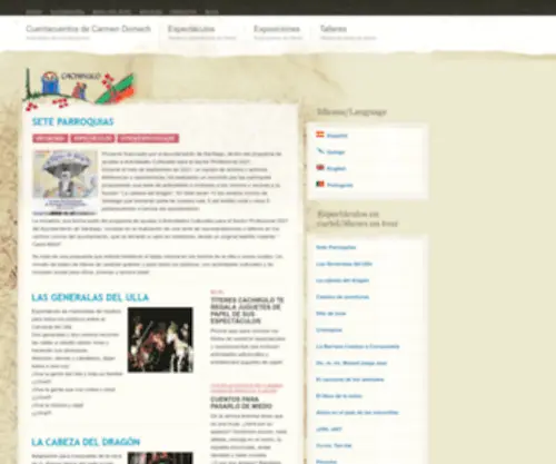 Titerescachirulo.com(Títeres) Screenshot