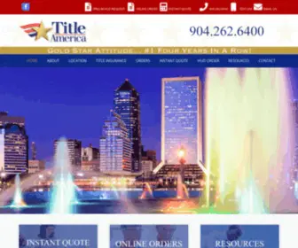 Titleamerica.us(Jacksonville Florida Title experts) Screenshot