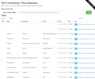 Titledb.com(De beste bron van informatie over titledb) Screenshot