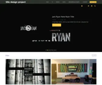 Titledesignproject.com(Best of Title Sequences) Screenshot