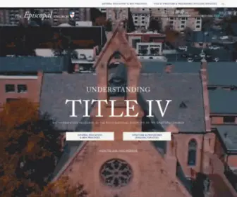 Titleiv.org(The Episcopal Church) Screenshot