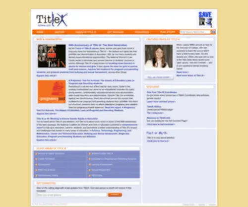 Titleix.info(Title IX Home) Screenshot