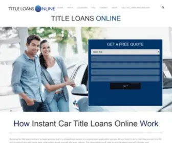 Titleloansonline.com(Title Loans Online) Screenshot