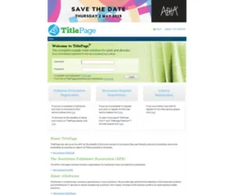 Titlepage.com.au(Titlepage) Screenshot