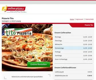 Tito-Leipzig.de(Pizzeria Tito Leipzig) Screenshot