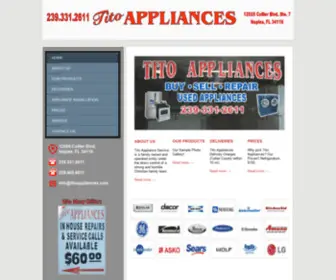 Titoappliances.com(Titoappliances) Screenshot