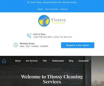 Titossycleaning.co.ke(Cleaning Services Company in Nairobi Kenya) Screenshot