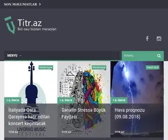 Titr.az(Ana Səhifə) Screenshot