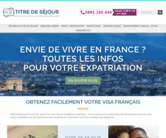 Titredesejour.fr(Obtenir un titre de séjour en France) Screenshot