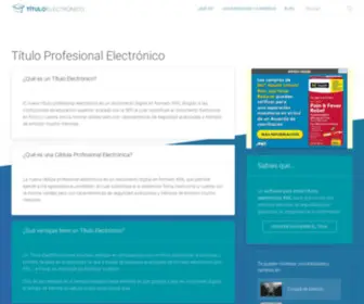 Tituloelectronico.net(Título) Screenshot