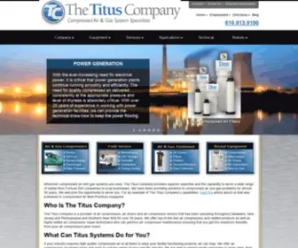 Titusco.com(The Titus CompanyThe Titus Company) Screenshot