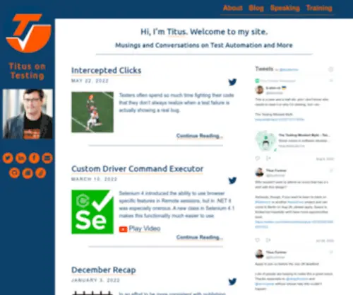 Titusfortner.com(Titusfortner) Screenshot