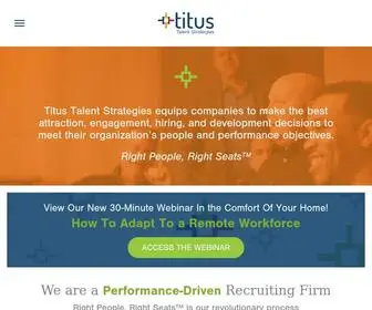 Titustalent.com(Titus Talent Strategies) Screenshot