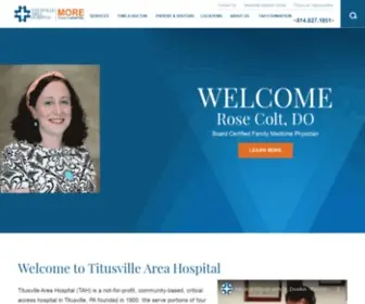 Titusvillehospital.org(Home) Screenshot