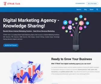 Titwoktech.com(Digital Marketing Agency) Screenshot