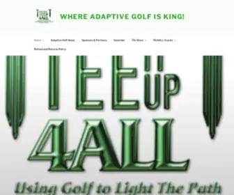 Tiu4ALL.org(Where Adaptive Golf is King) Screenshot