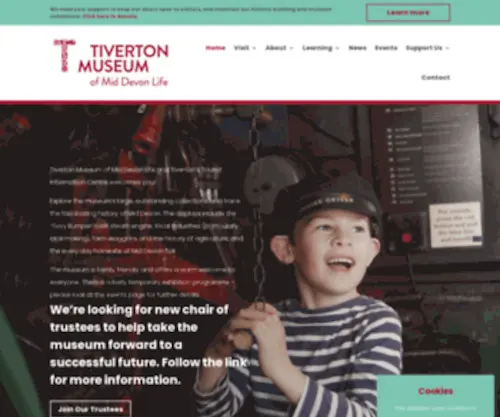 Tivertonmuseum.org.uk(Tiverton Museum of Mid Devon Life) Screenshot