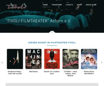Tivoli-Achern.de(Kommunales Kino Filmtheater Tivoli Achern) Screenshot
