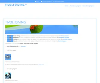 Tivoli-Diving.com(Get scuba certified) Screenshot