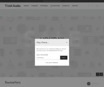 Tivoliaudio.se(Tivoli Audio EU) Screenshot