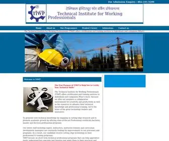 Tiwp.in(TIWP-Institute For Technical Education/Certification-Distance Education-Courses) Screenshot