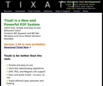 Tixati.com(Tixati) Screenshot