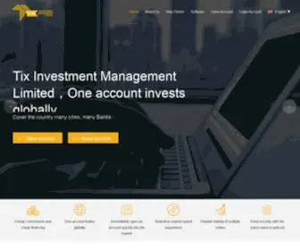 Tixforfx.com(Tix Investment Management Limited) Screenshot