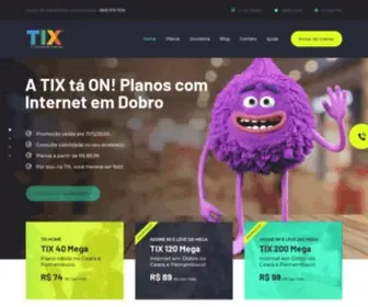 Tixtelecom.com.br(TIX) Screenshot